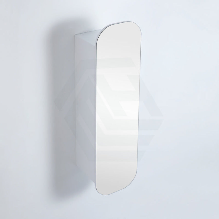400X1500mm Wall Hung Pvc Shaving Cabinet Matt White Finish Pencil Mirror For Bathroom