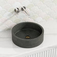 400X400X120Mm Round Above Counter Basin Nature Stone Basins
