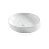 Above Counter Round Basin Ceramic Gloss White