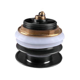 40Mm Matt Black Mushroom Solid Brass Bathtub Pop Up Waste Drain No Overflow Wastes
