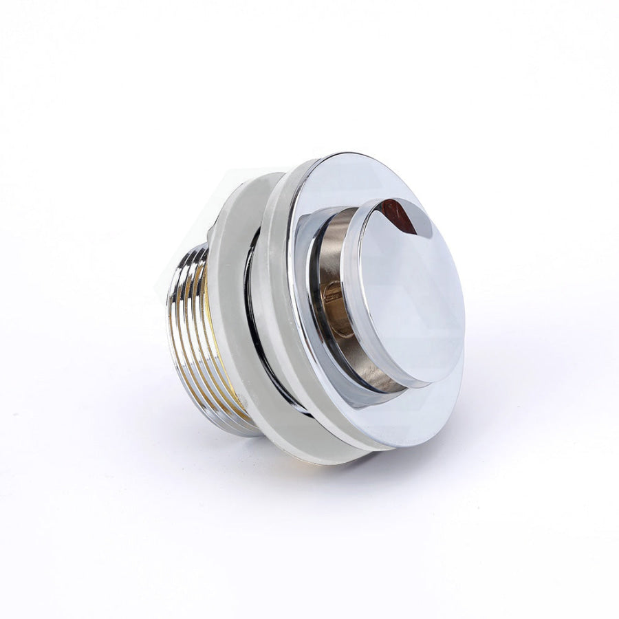 40mm Solid Brass Bath Tub Pop Up Waste Drain No Overflow Chrome Finished