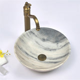 Above Counter Basin Round Nature Stone