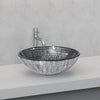 Above Counter Glass Basin Round
