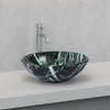 Above Counter Glass Basin Double Layer Round