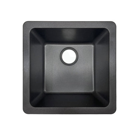 422X422X203mm Black Granite Quartz Stone Kitchen/ Laundry Sink Single Bowl Top/ Under Mount