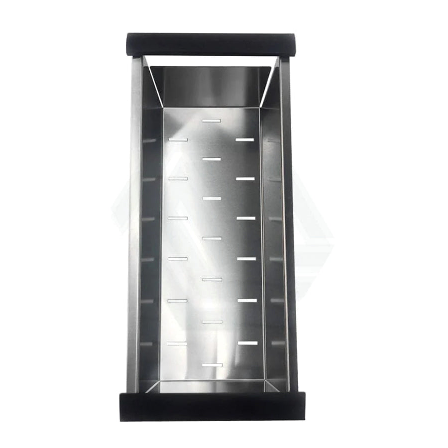 440X190X130mm Square Stainless Steel Colander for Kitchen Sink Strainer Wastes