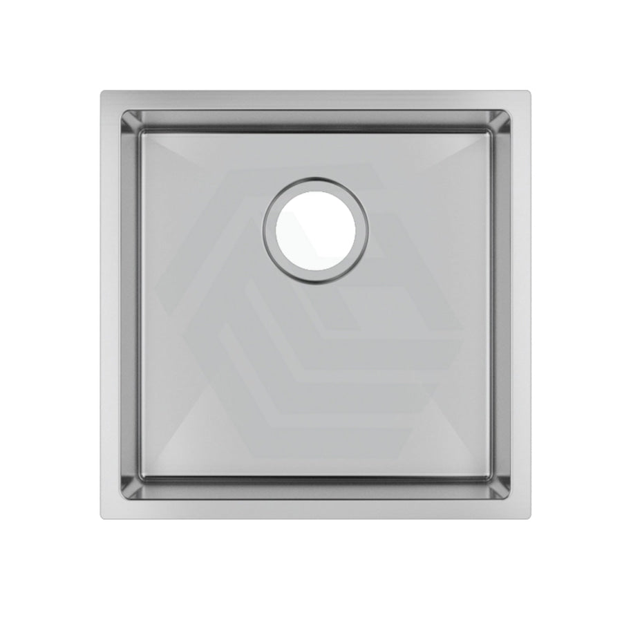 440X440X205mm Stainless Steel Handmade Single Bowl Sink for Top / Flush Mount and Undermount In