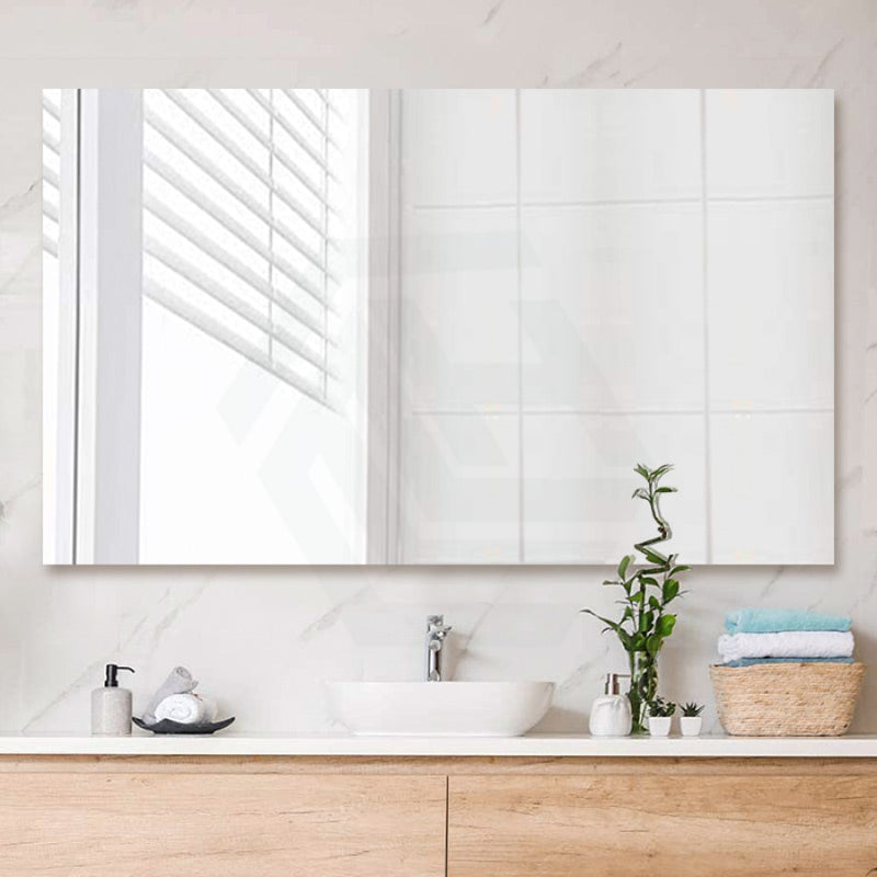 450/600/750/900/1200/1500Mm Bathroom Mirror Pencil Edge Rectangle Square Wall Mounted Vertical Or