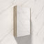 450/600/750/900/1200/1500Mm Dark Oak Wall Hung Mdf Pencil Edge Shaving Cabinet For Bathroom Cabinets