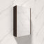 450/600/750/900/1200/1500Mm Geneva Brown Oak Wall Hung Mdf Fluted Pencil Edge Shaving Cabinet 
