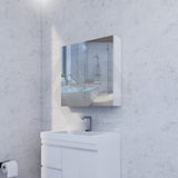 450/600/750/900/1200/1500mm Wall Hung Mdf Shaving Cabinet White Pencil Mirror For Bathroom Cabinets