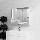 450/600/750/900/1200/1500mm Gloss White Mdf Pencil Edge Wall Hung Shaving Cabinet Cabinets