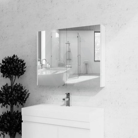 450/600/750/900/1200/1500mm Gloss White Mdf Pencil Edge Wall Hung Shaving Cabinet Cabinets