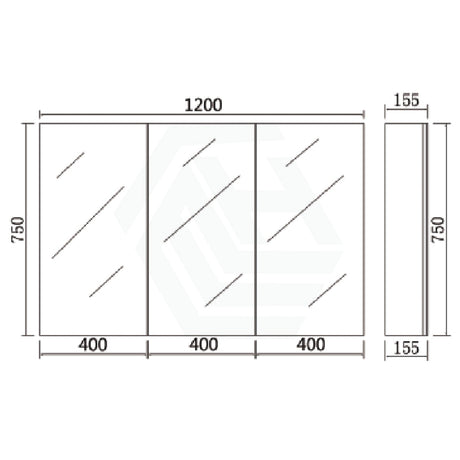 450/600/750/900/1200/1500Mm Pvc Pencil Edge Gloss White Shaving Cabinet With Mirror Polyurethane