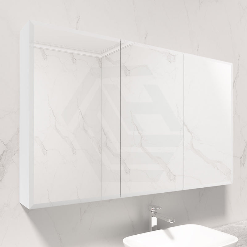 450/600/750/900/1200/1500Mm Wall Hung Mdf Shaving Cabinet White Bevel Mirror For Bathroom Cabinets