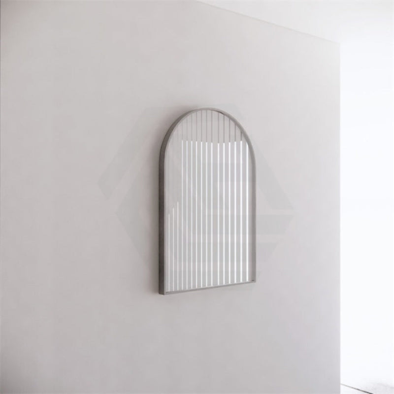 450/600/800/900Mm Bathroom Brushed Nickel Framed Arch Mirror Wall Mounted Mirrors