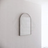 450/600/800/900Mm Bathroom Brushed Nickel Framed Arch Mirror Wall Mounted Mirrors