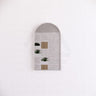 450/600/800/900Mm Bathroom Brushed Nickel Framed Arch Mirror Wall Mounted Mirrors