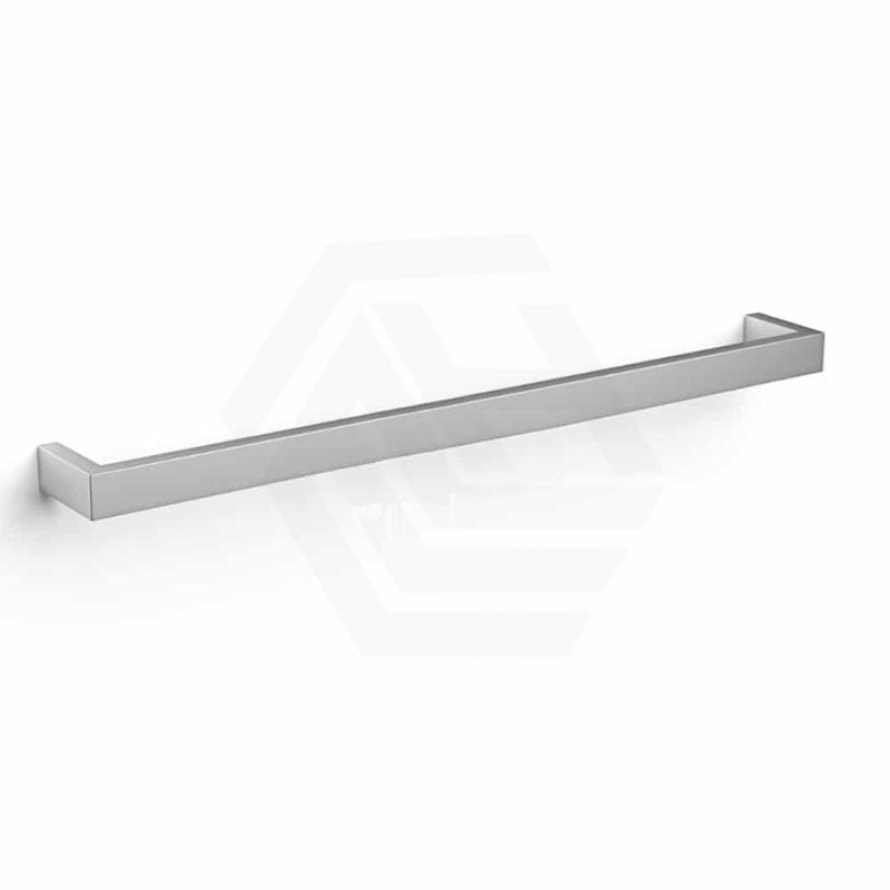 450/630/830Mm Thermogroup Square Single Bar Heated Towel Rail Polished Stainless Steel Rails