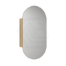 450X900Mm Beau Monde Wall Hung Oval Shaving Mirror Cabinet Carita Finish For Bathroom Cabinets