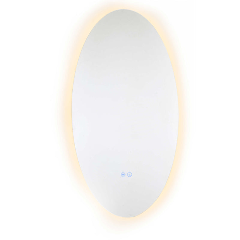 450X900Mm Led Mirror Oval Motion Sensor Auto On