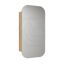 450X900Mm Vienna Wall Hung Squircle Shaving Mirror Cabinet Carita Finish For Bathroom Cabinets