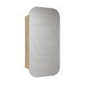 450X900Mm Vienna Wall Hung Squircle Shaving Mirror Cabinet Carita Finish For Bathroom Cabinets