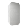 450x900mm Aulic Vienna Squircle Pencil Edge Mirror Wall Hung Shaving Cabinet Matt White