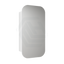450X900Mm Vienna Wall Hung Squircle Shaving Mirror Cabinet Matt White Finish For Bathroom Cabinets