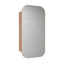 450x900mm Aulic Vienna Squircle Pencil Edge Mirror Wall Hung Shaving Cabinet Carita