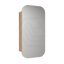 450X900Mm Vienna Wall Hung Squircle Shaving Mirror Cabinet Mia Finish For Bathroom Cabinets