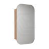 450X900Mm Vienna Wall Hung Squircle Shaving Mirror Cabinet Mia Finish For Bathroom Cabinets