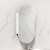 400X1500Mm Wall Hung Pvc Shaving Cabinet Matt Black Finish Pencil Mirror For Bathroom Cabinets