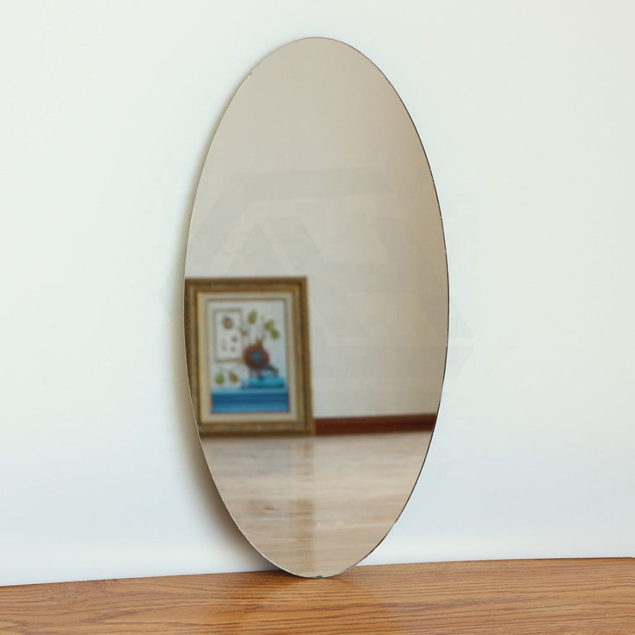 450X900X6mm Oval Bathroom Wall Mounted Mirror Pencil Edge Vertical Or Horizontal Copper Free