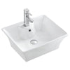 Wall Hung Basin Ceramic With Tap Hole Overflow Gloss White