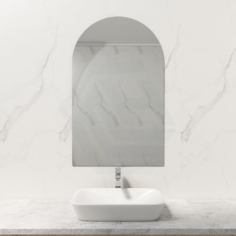 500/600/750/900Mm Bathroom Mirror Pencil Edge Arch Wall Mounted Frameless Mirrors