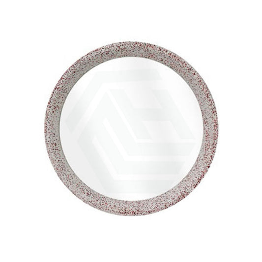500Mm Bathroom Mirror Concrete Framed Terrazzo Round Wall Mounted Mirrors