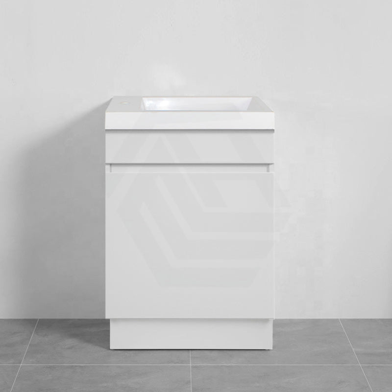 500Mm Freestanding Bathroom Vanity With Kickboard 1-Door Multi-Colour Cabinet Only Vanities