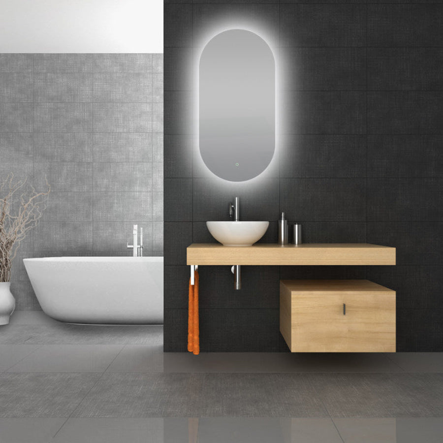 500X1000mm Led Mirror Oval Backlighting