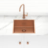 Stainless Steel Kitchen Sink 500mm Rose Gold