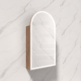 500X900Mm Canterbury Led Mirror Arch Shaving Cabinet Mia Finish Frameless Touchless Sensor Frontlit