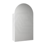 500X900Mm Canterbury Wall Hung Arch Shaving Mirror Cabinet Matt White Finish For Bathroom Cabinets