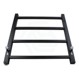 520X500X120Mm Square Matt Black Electric Heated Towel Rack 4 Bars