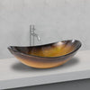Oval Above Counter Glass Basin