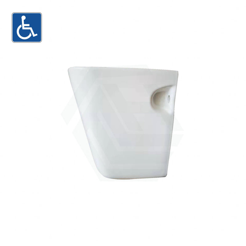 545X435X160Mm Bathroom Wall Hung Gloss White Ceramic Basin One Tap Hole