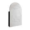 400X1500Mm Wall Hung Pvc Shaving Cabinet Matt Black Finish Pencil Mirror For Bathroom Cabinets