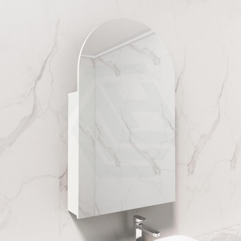 400X1500Mm Wall Hung Pvc Shaving Cabinet Matt White Finish Pencil Mirror For Bathroom Cabinets