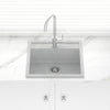 Carysil Granite Kitchen Sink Single Bowl 560mm Concrete Grey