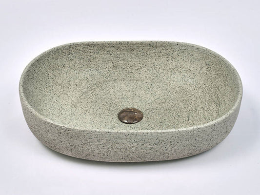 580X400X150Mm Oval Porcelain Above Counter Basin