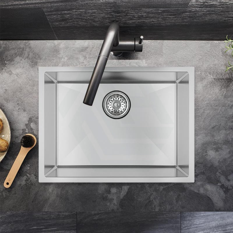 586X450X230Mm 1.2Mm Handmade Top/undermount Single Bowl Kitchen Sink Stainless Steel